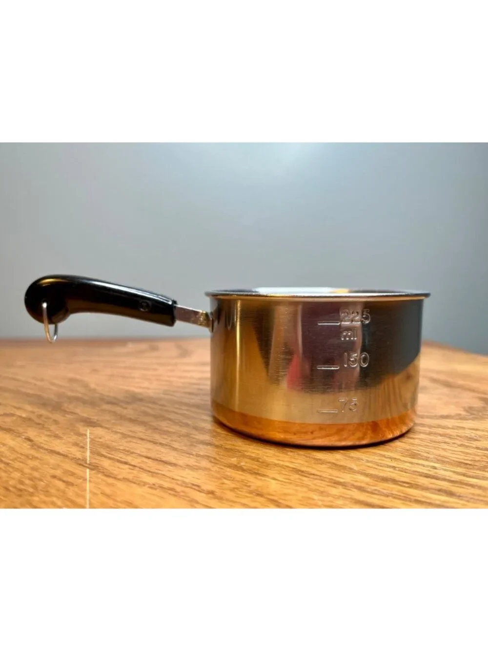Vintage Revere Ware Copper Bottom Measuring Cup: 1-Cup Stainless Steel